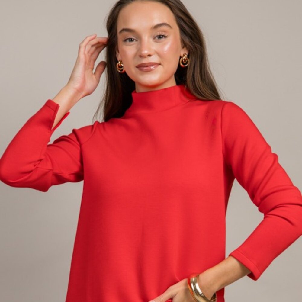 SPANX Air Essentials Mock Neck Pullover - image 1